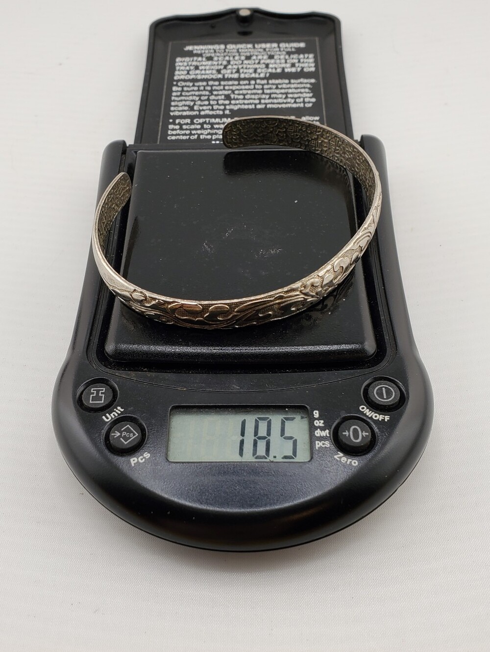 999 Silver Cuff Bracelet - Picture 7 of 7
